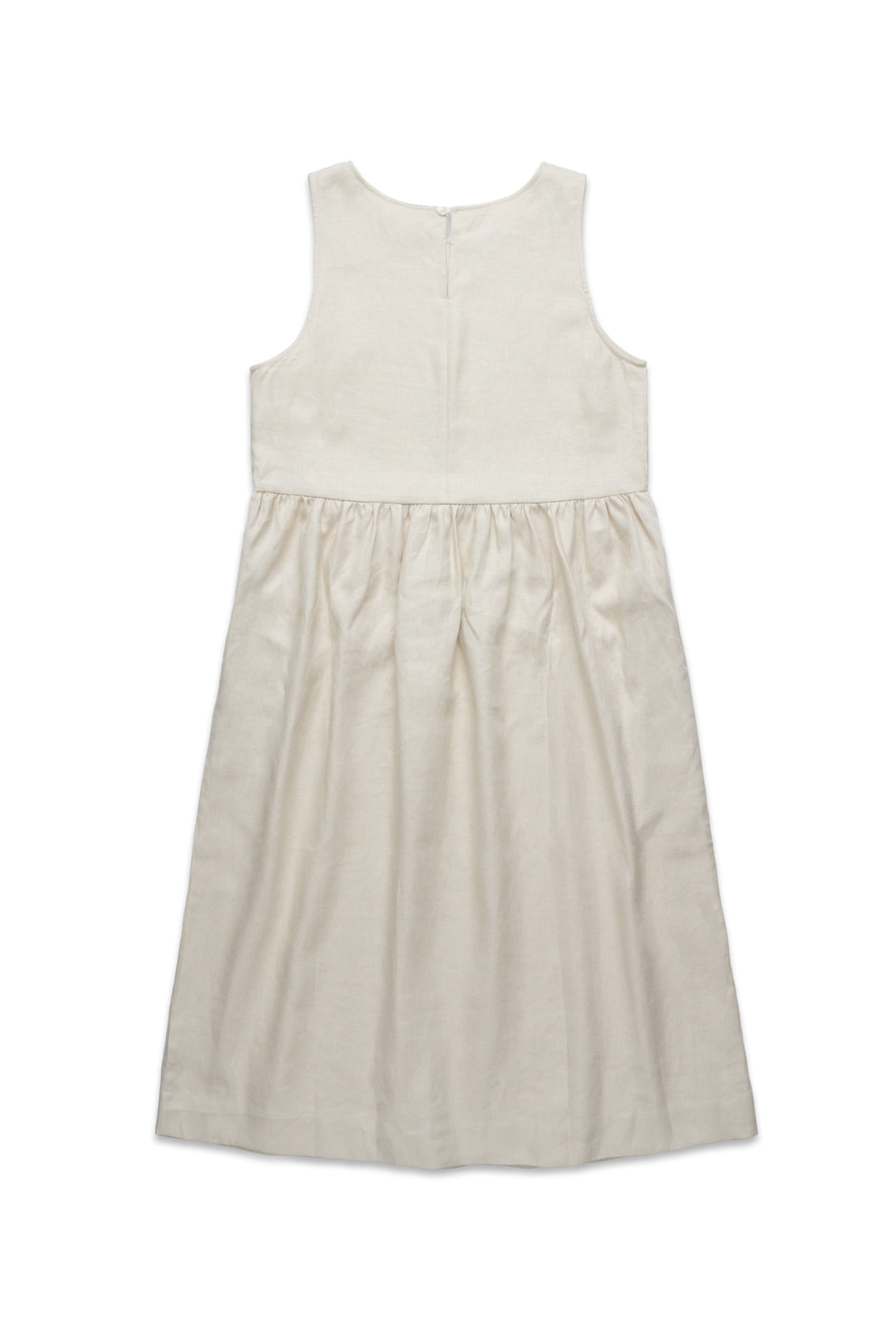 DORIS LINEN DRESS (Cream)
