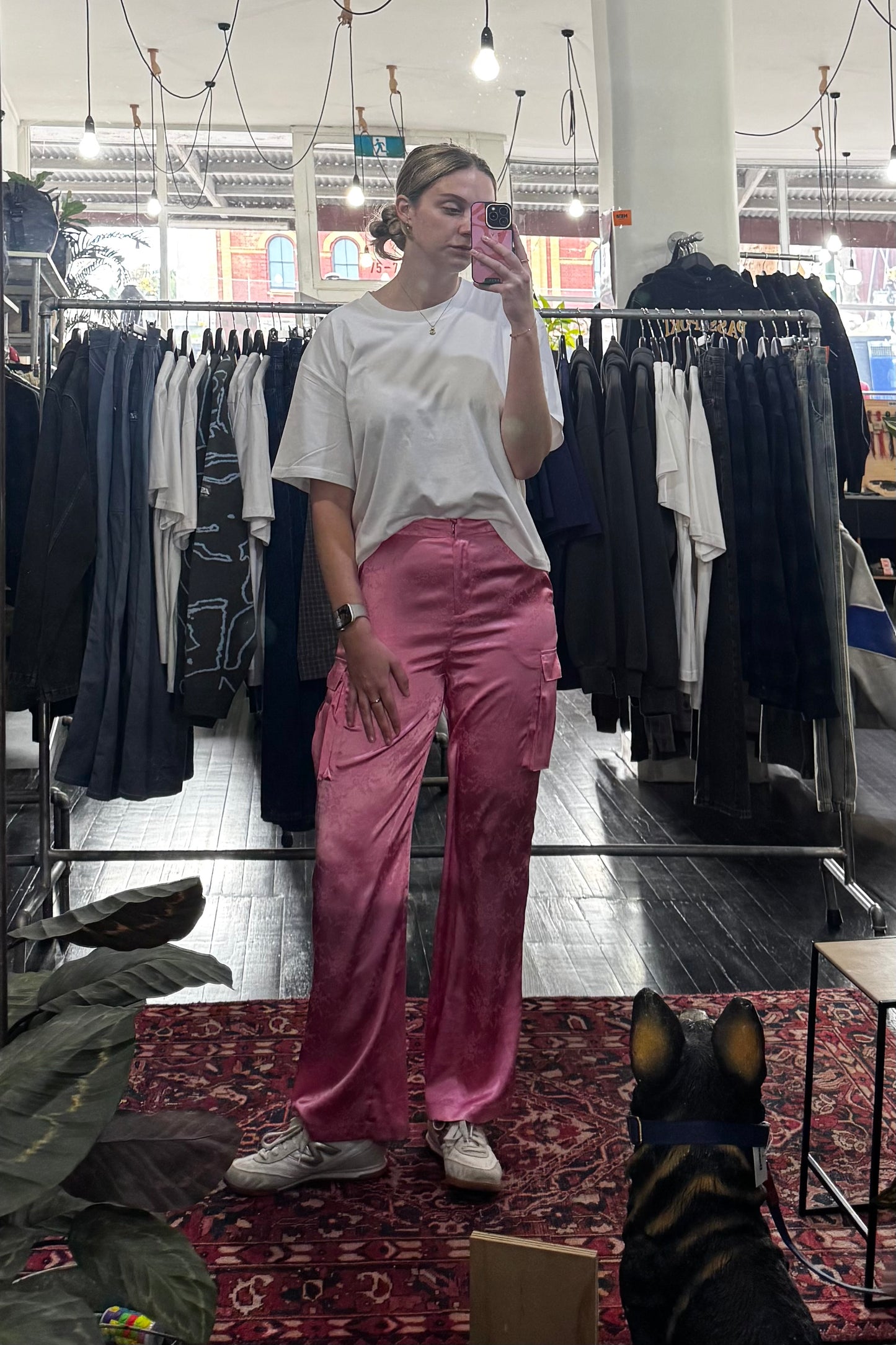 FREYA SUIT PANTS (Pink)
