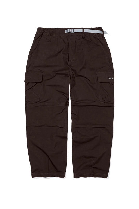 RIPSTOP CARGO PANTS (Dark Brown)