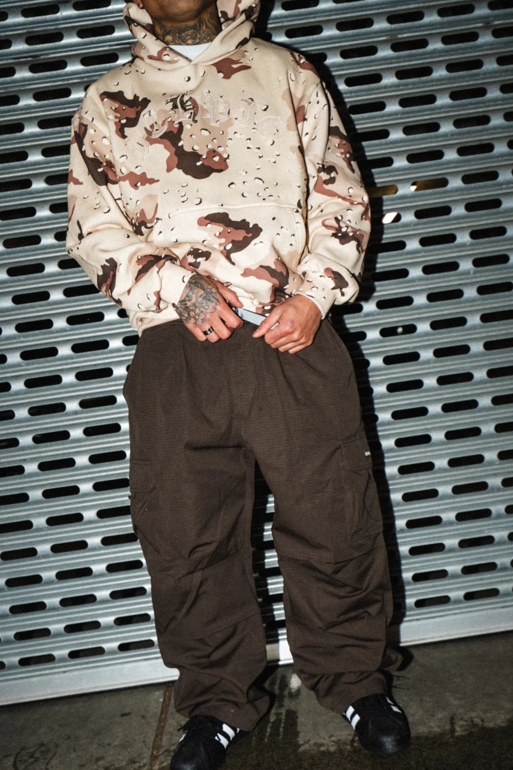 RIPSTOP CARGO PANTS (Dark Brown)