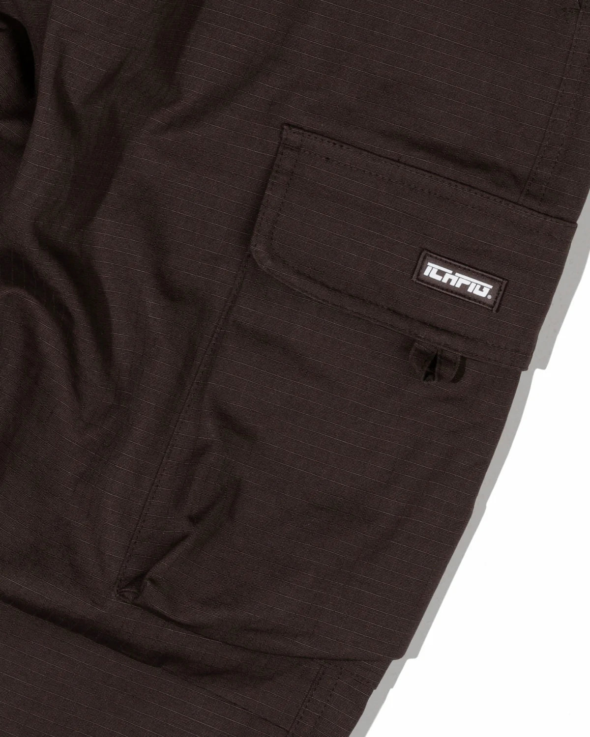 RIPSTOP CARGO PANTS (Dark Brown)