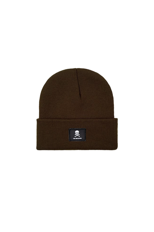 SKULL BEANIE (Coffee)