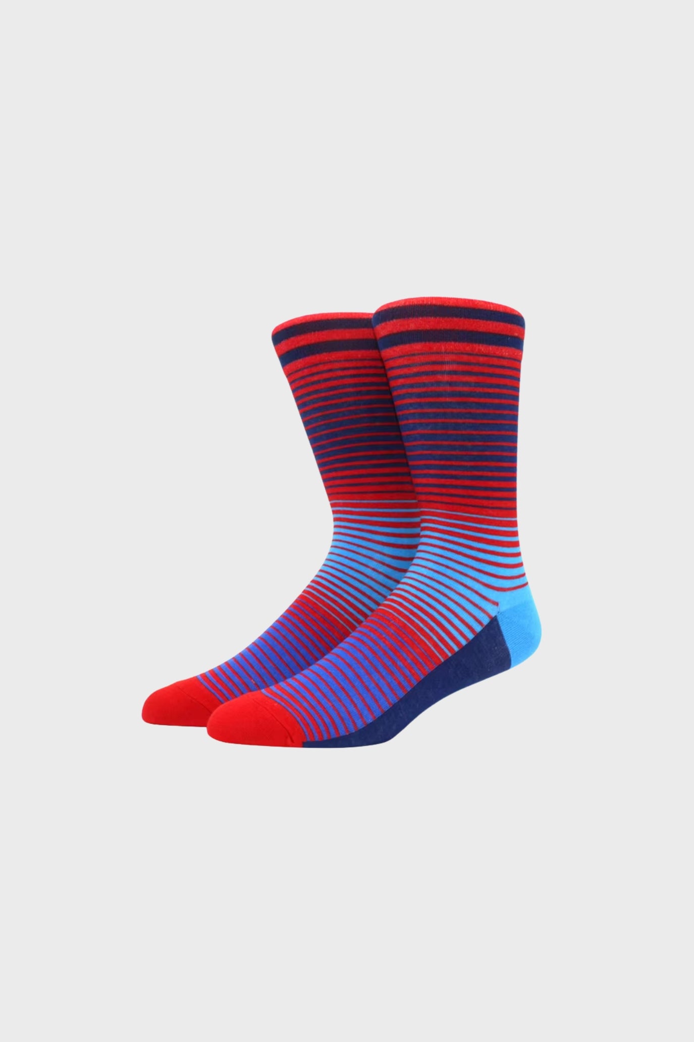 STRIPE SOCKS (Red/Blue)