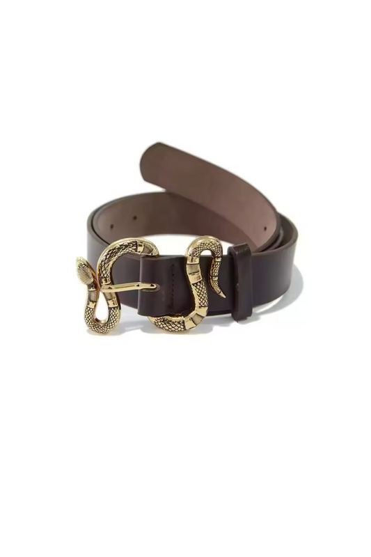 SNAKE BELT (Choc O/S)