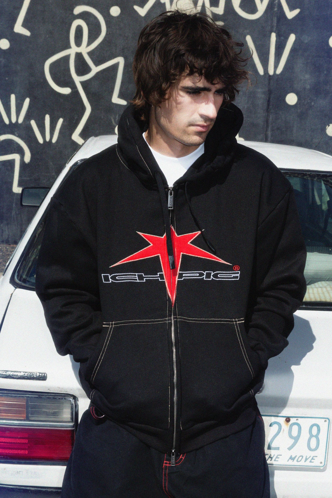 ALLSTAR ZIP UP HOOD (Black)