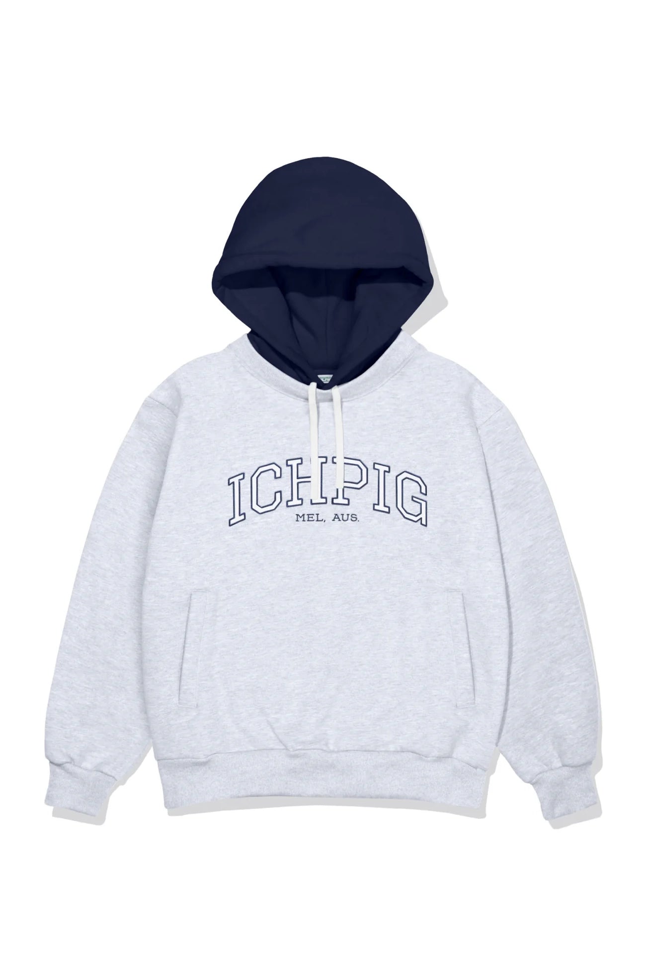 STADIUM HOOD CREW (White Marle)