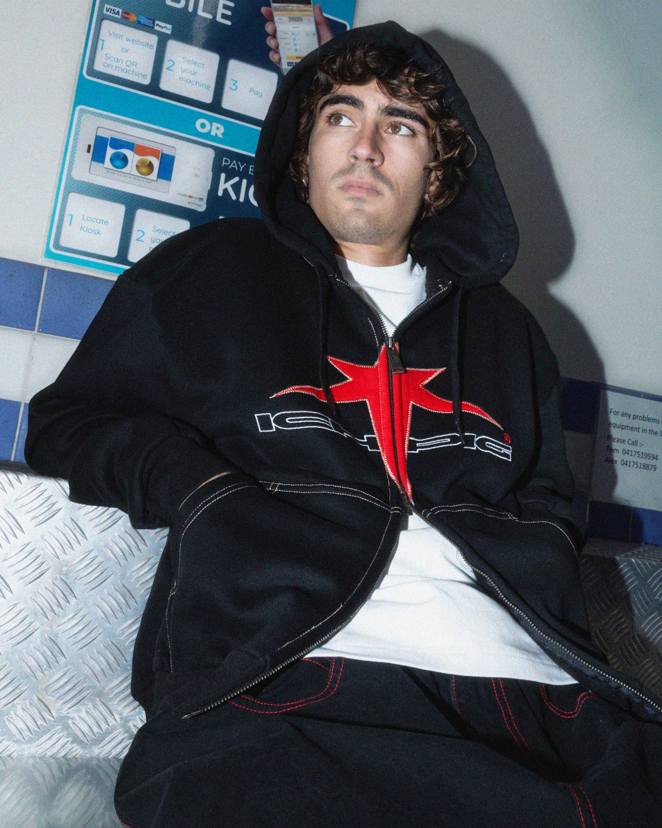 ALLSTAR ZIP UP HOOD (Black)