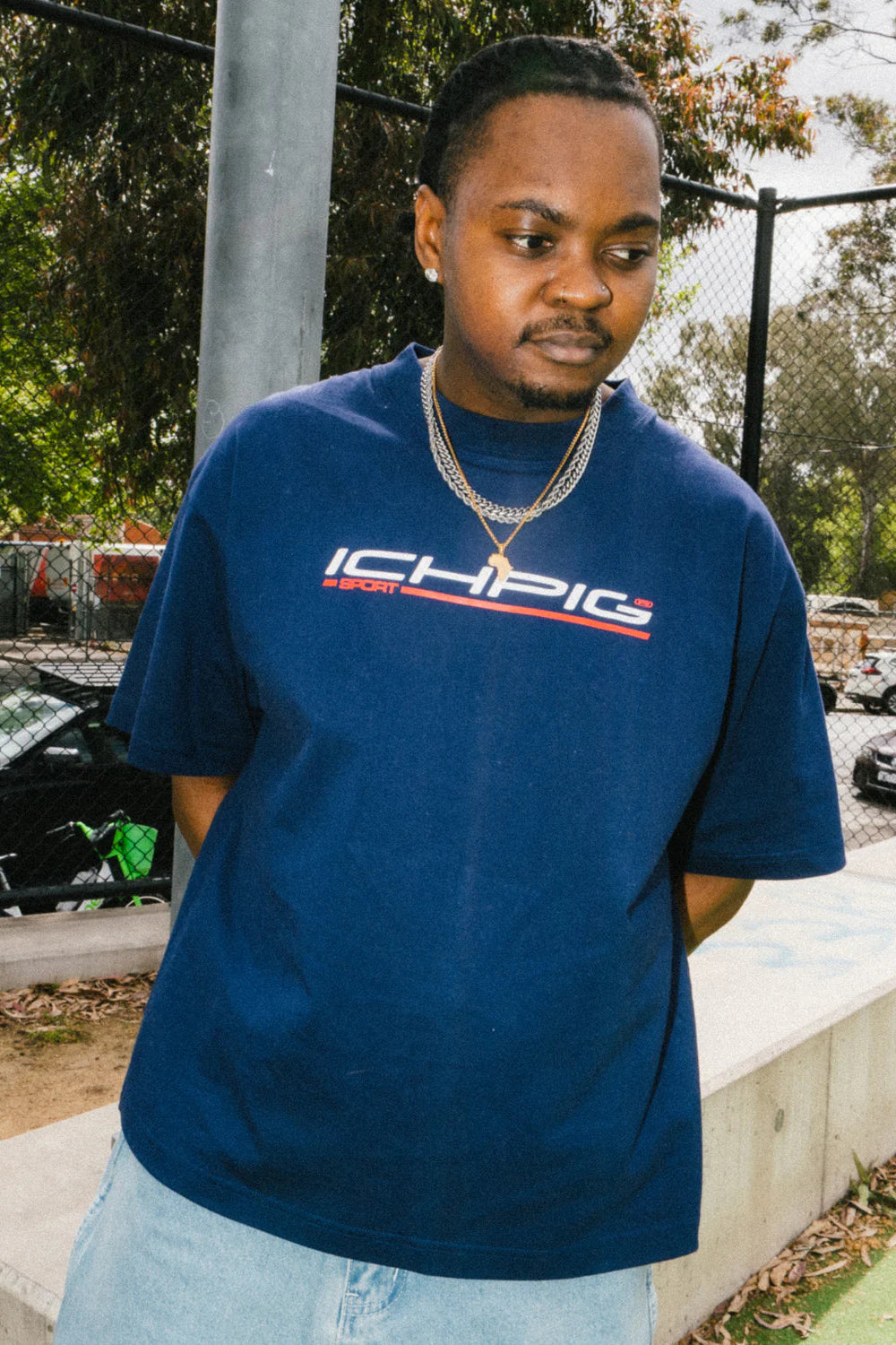 SPORTSLINE TEE (Navy)
