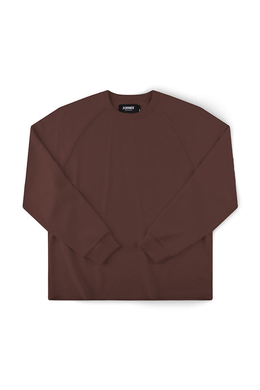 AG WAFFLE LONG SLEEVE (Brown)