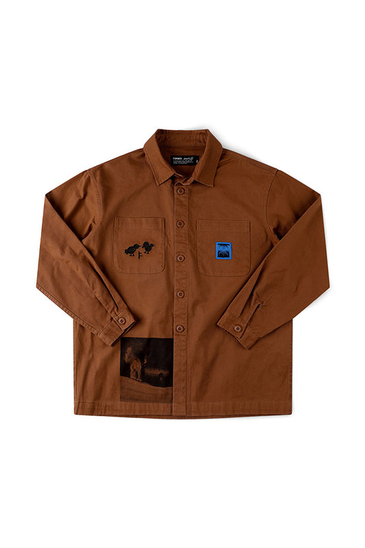 DXD REYNOLDS OVERSHIRT (Brown)
