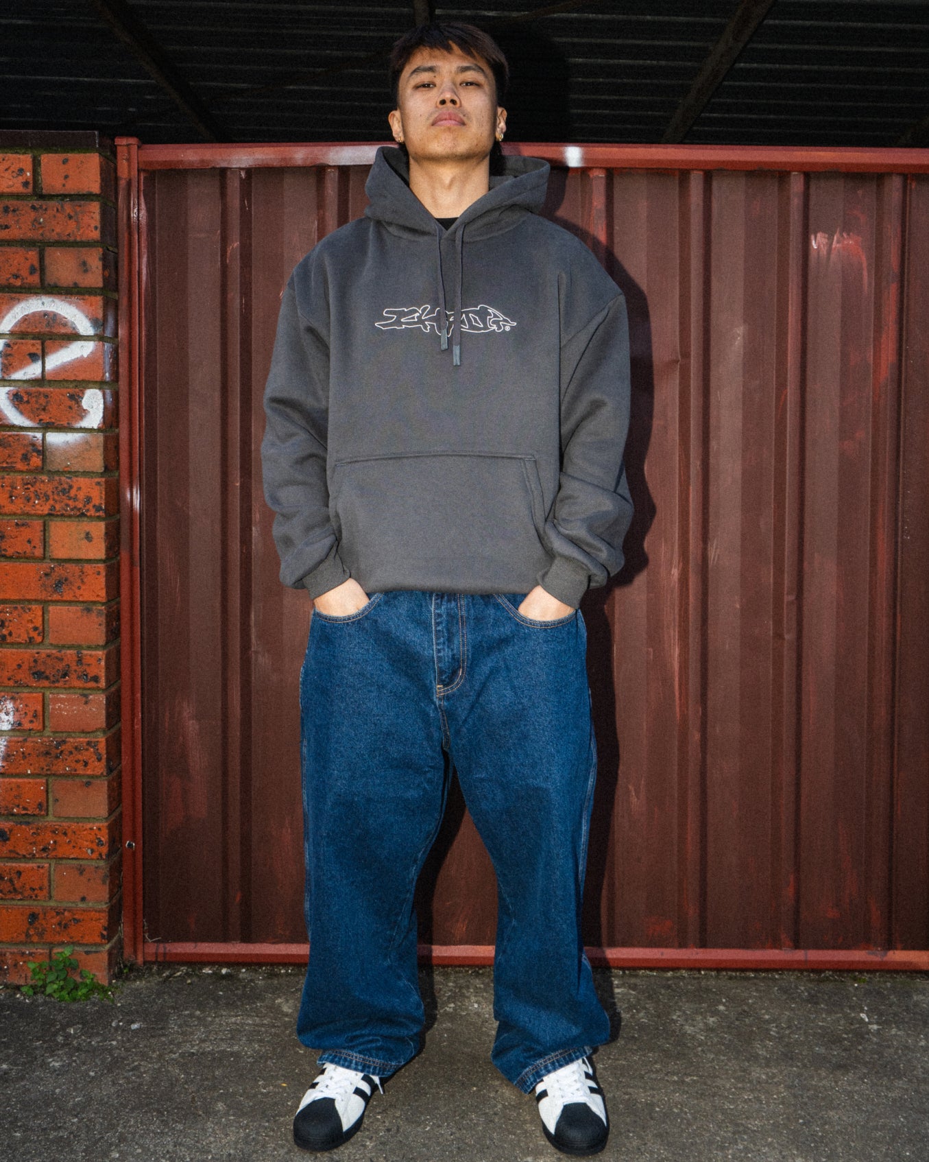 DISTORT PULLCORD HOOD (Vint Black)