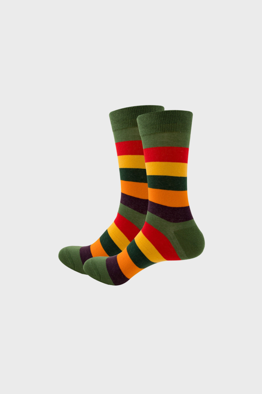 STRIPE SOCKS (Green)
