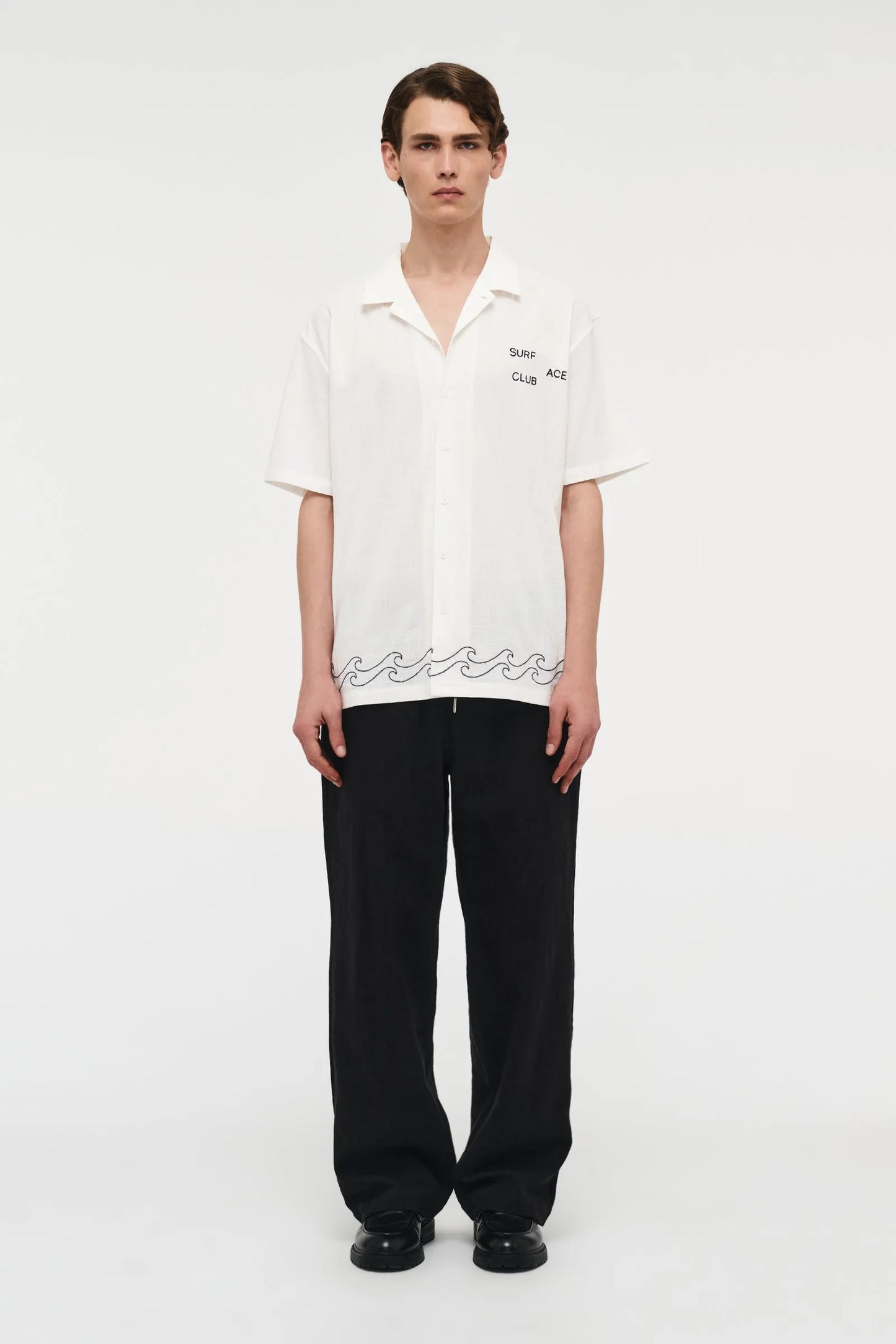 KYMA EMBROIDERED SS SHIRT