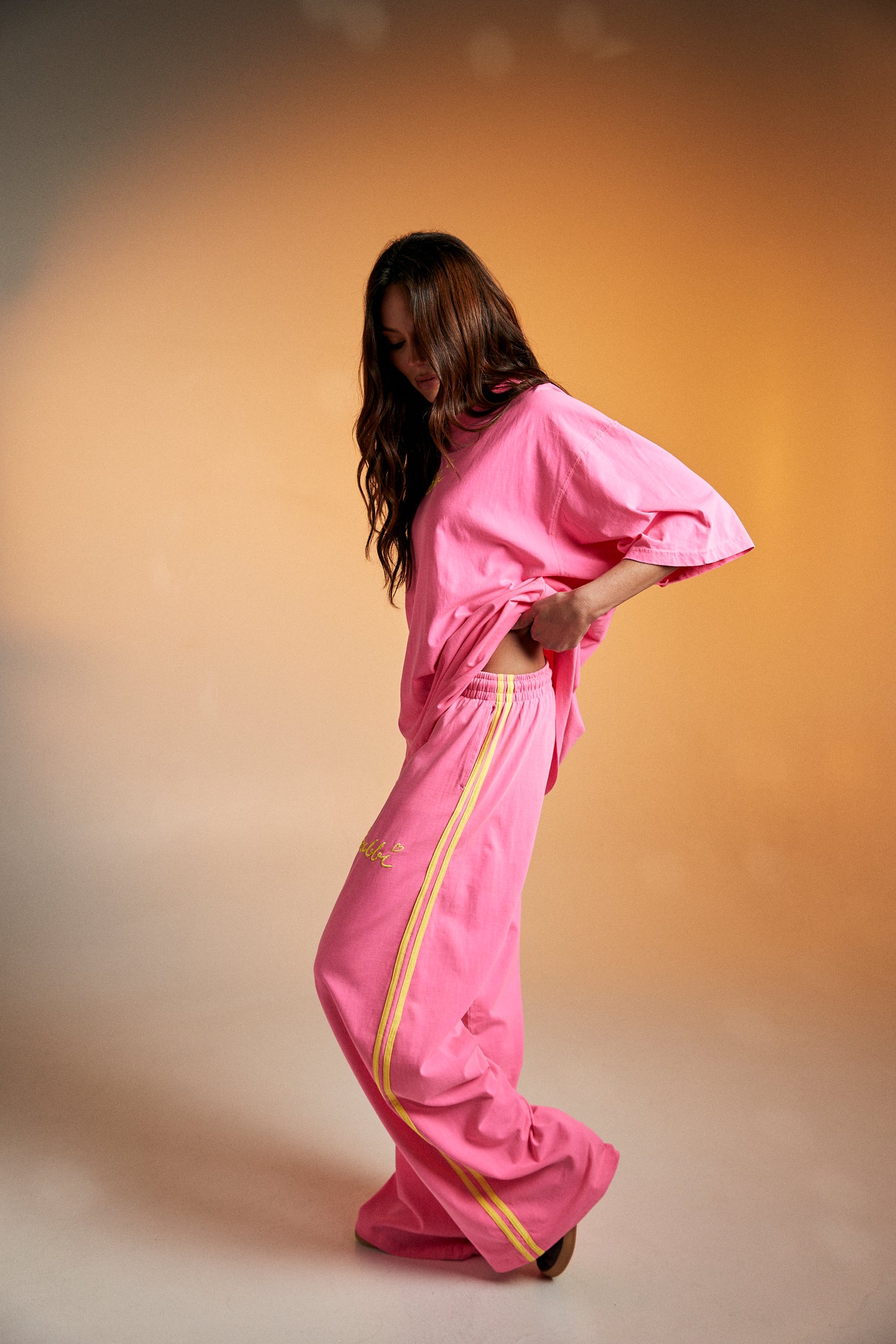 THE STAND OUT TEE (Fluro Pink)