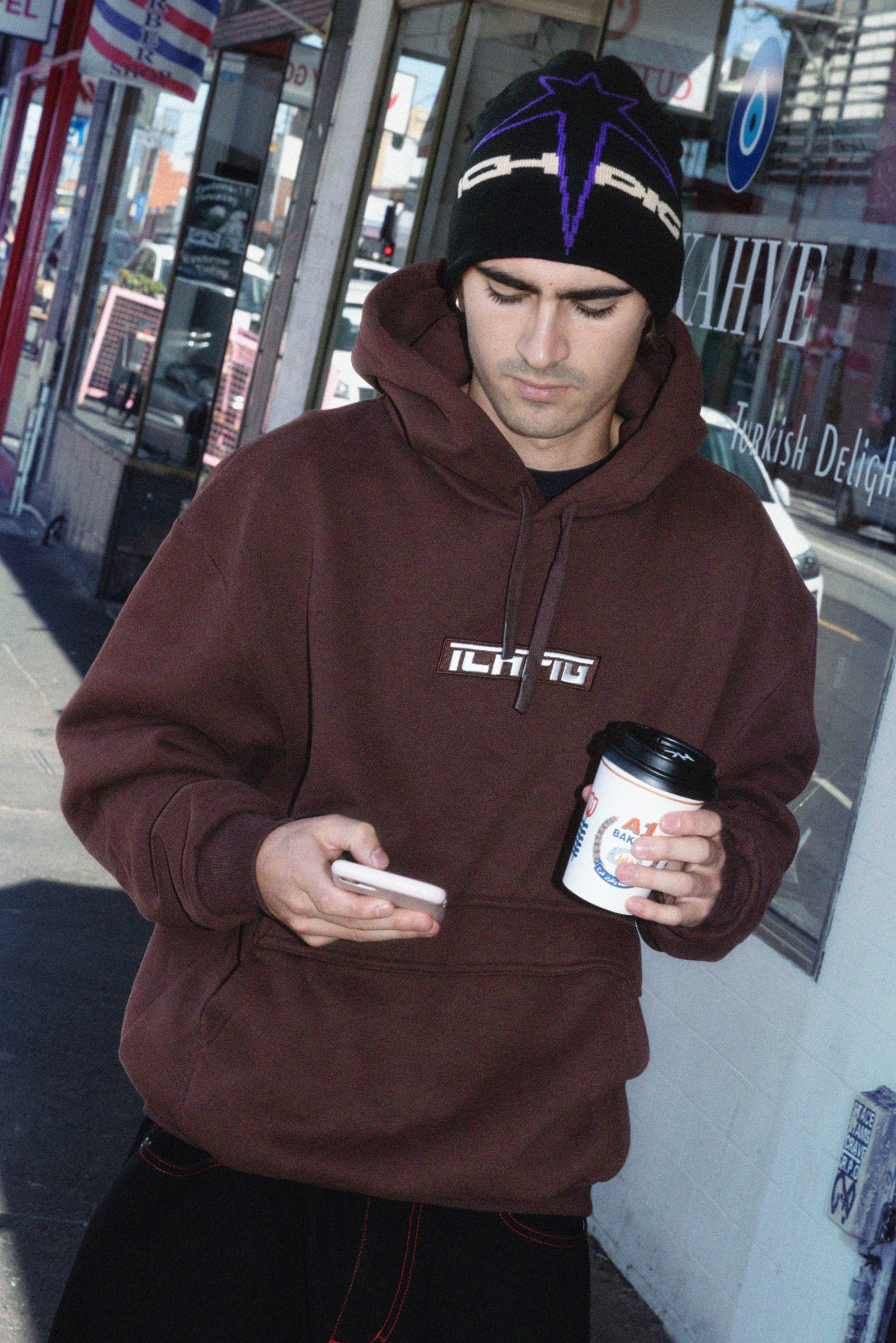 STRIKE ANORAK HOOD (Chocolate)