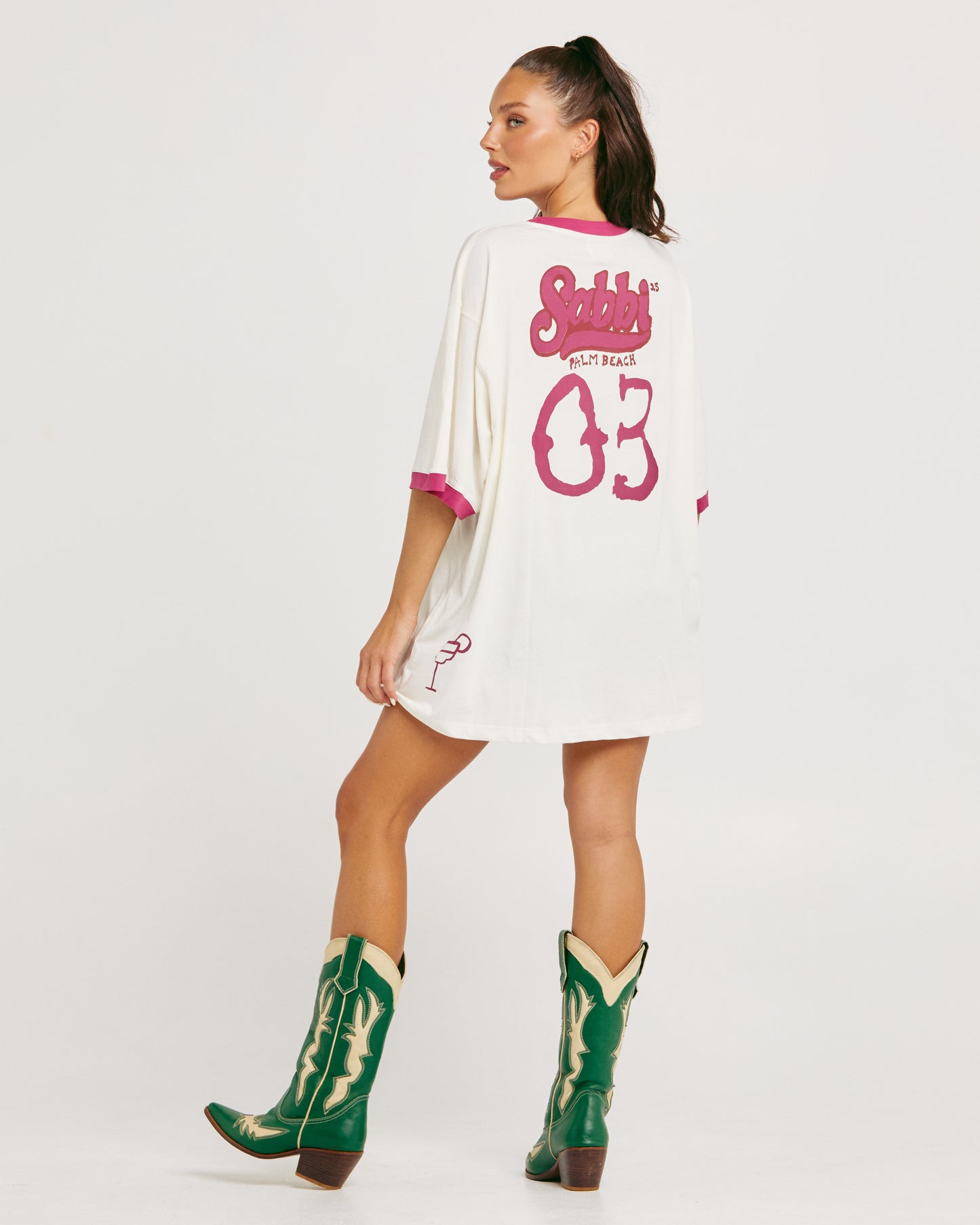 THE GREEN FLAG TEE (Cream)