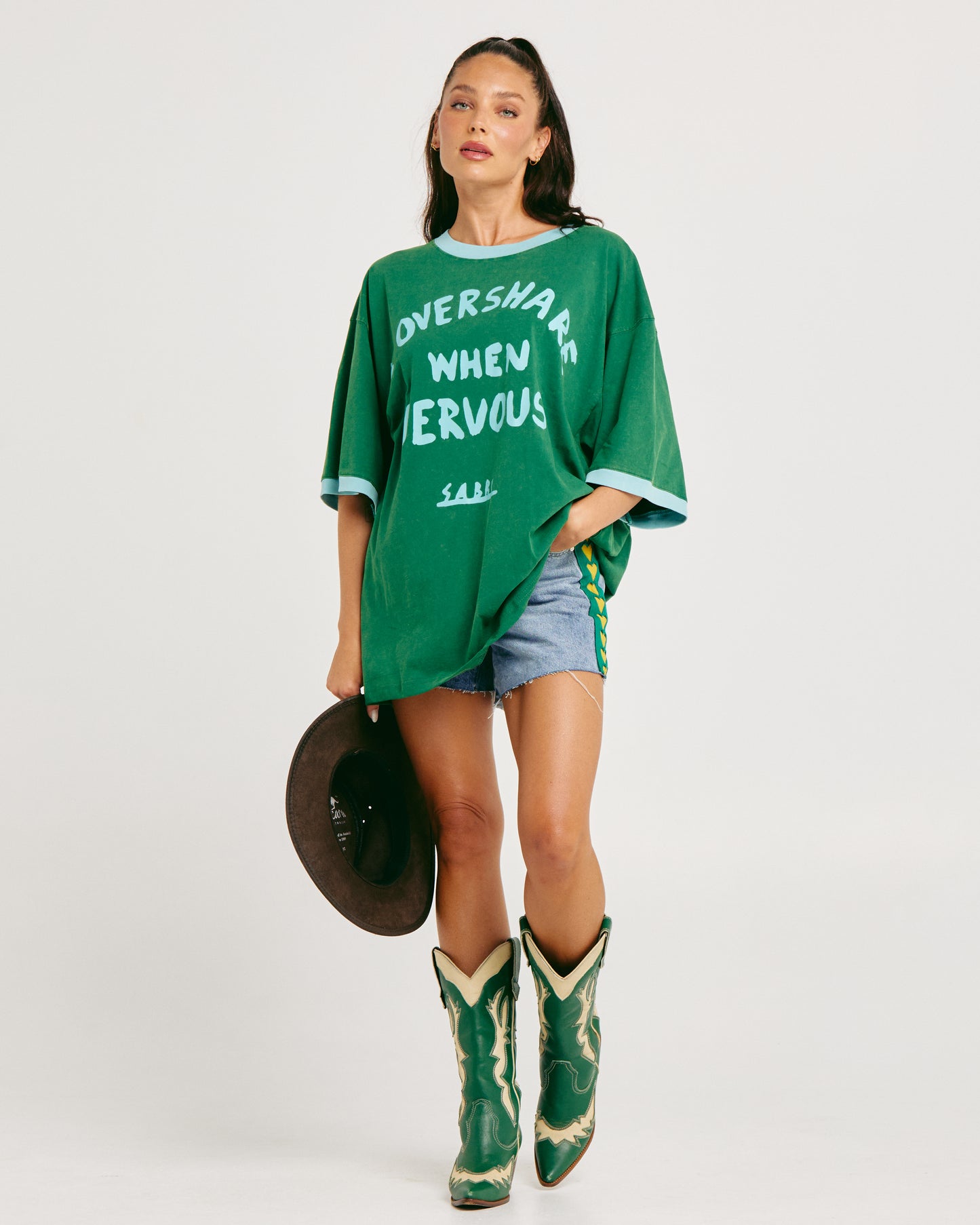 THE OVERSHARE TEE (Green)