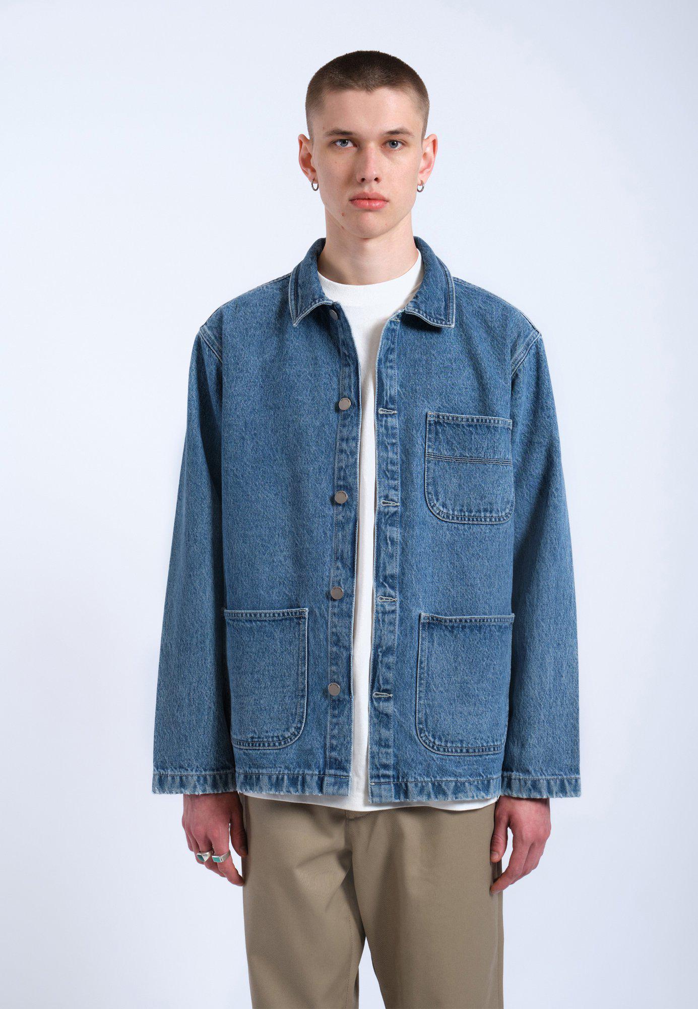 DEVON WORKER JACKET (Stream Sky Retro)