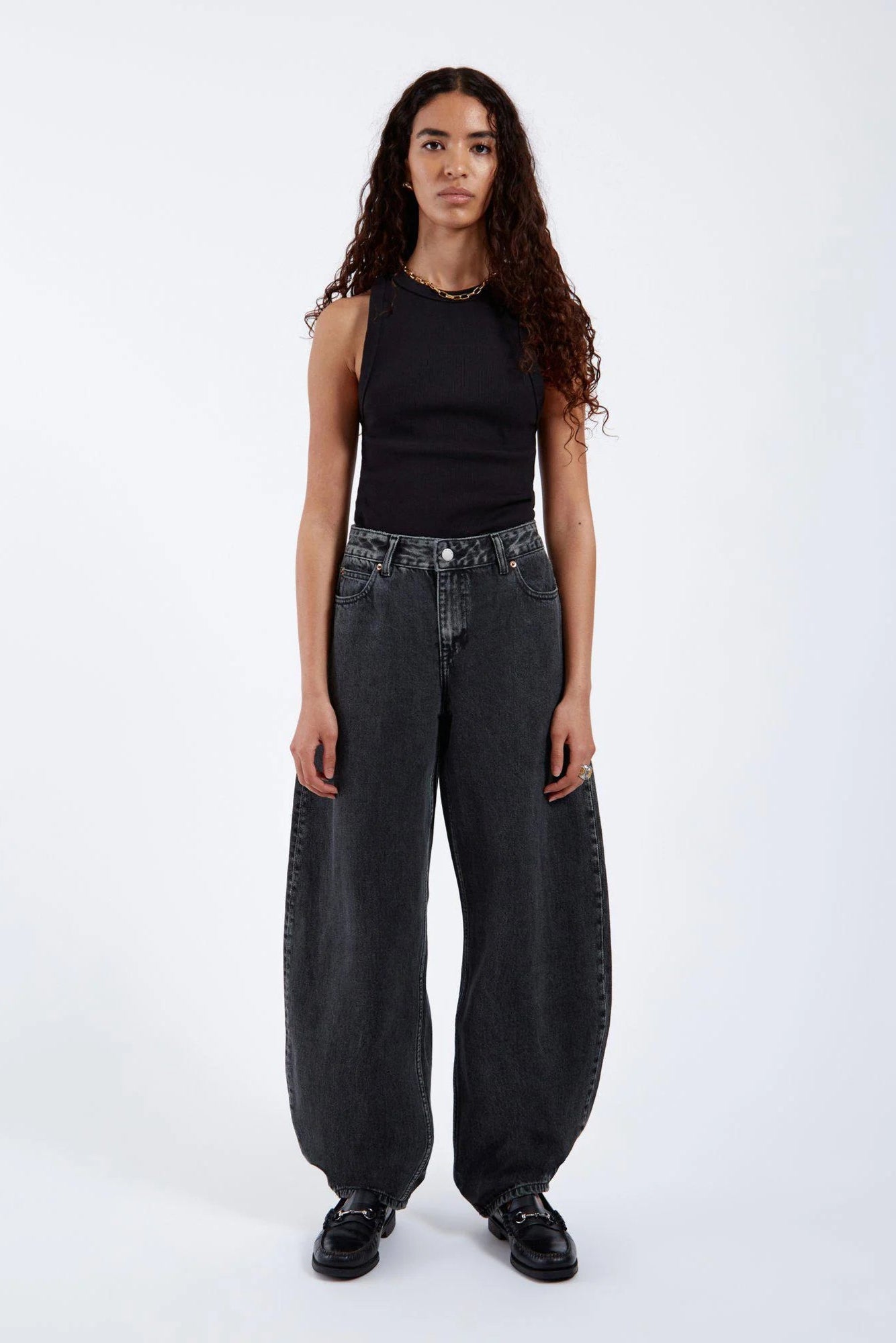 NANCI JEANS (Aged Black)
