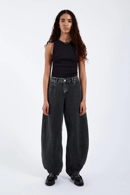 NANCI JEANS (Aged Black)