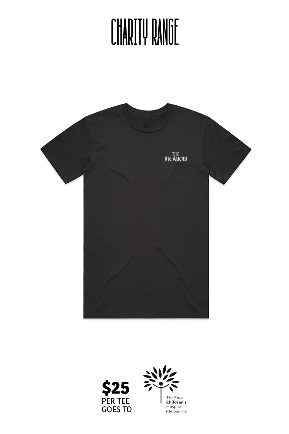 CHARITY 25 TEE (Black)
