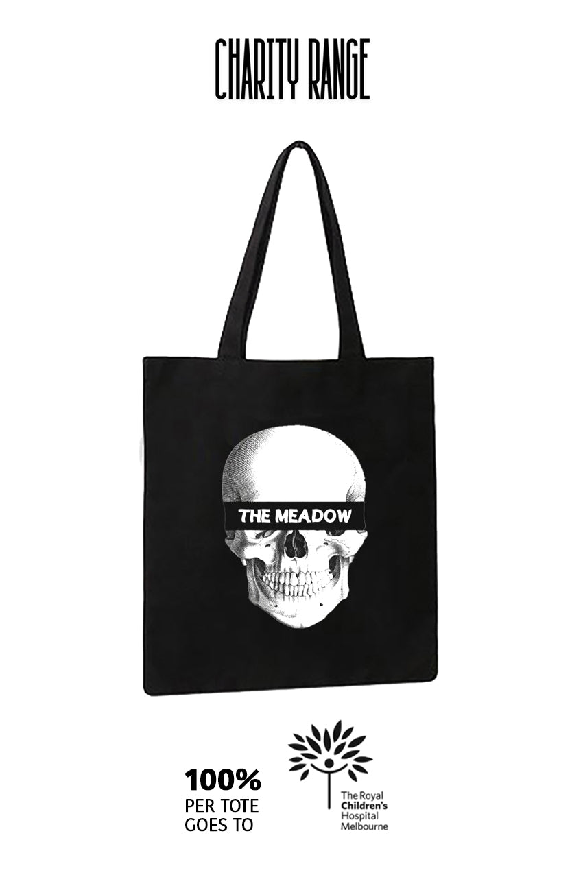 CHARITY SKULL BAG (black)