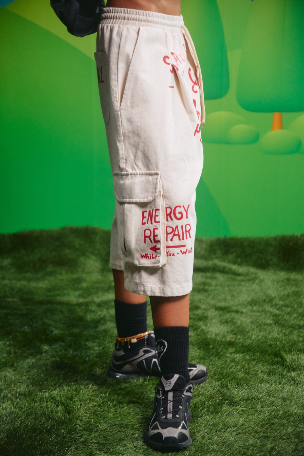 THE HIGH QUALITY HUMAN JORTS (Cream)