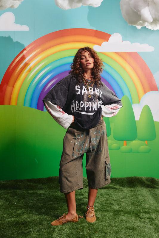 THE HAPPINESS WAFFLE LS TEE