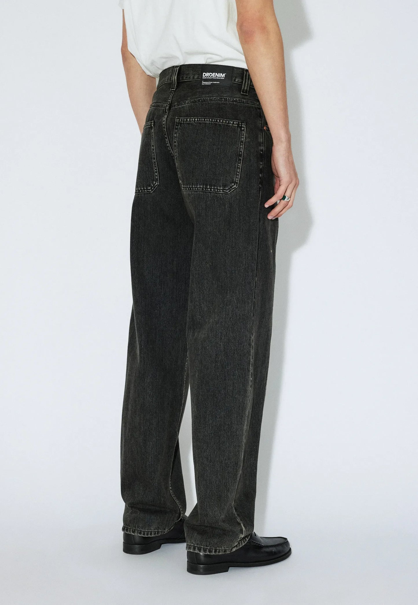RYKE WORKER JEANS (Aged Black)
