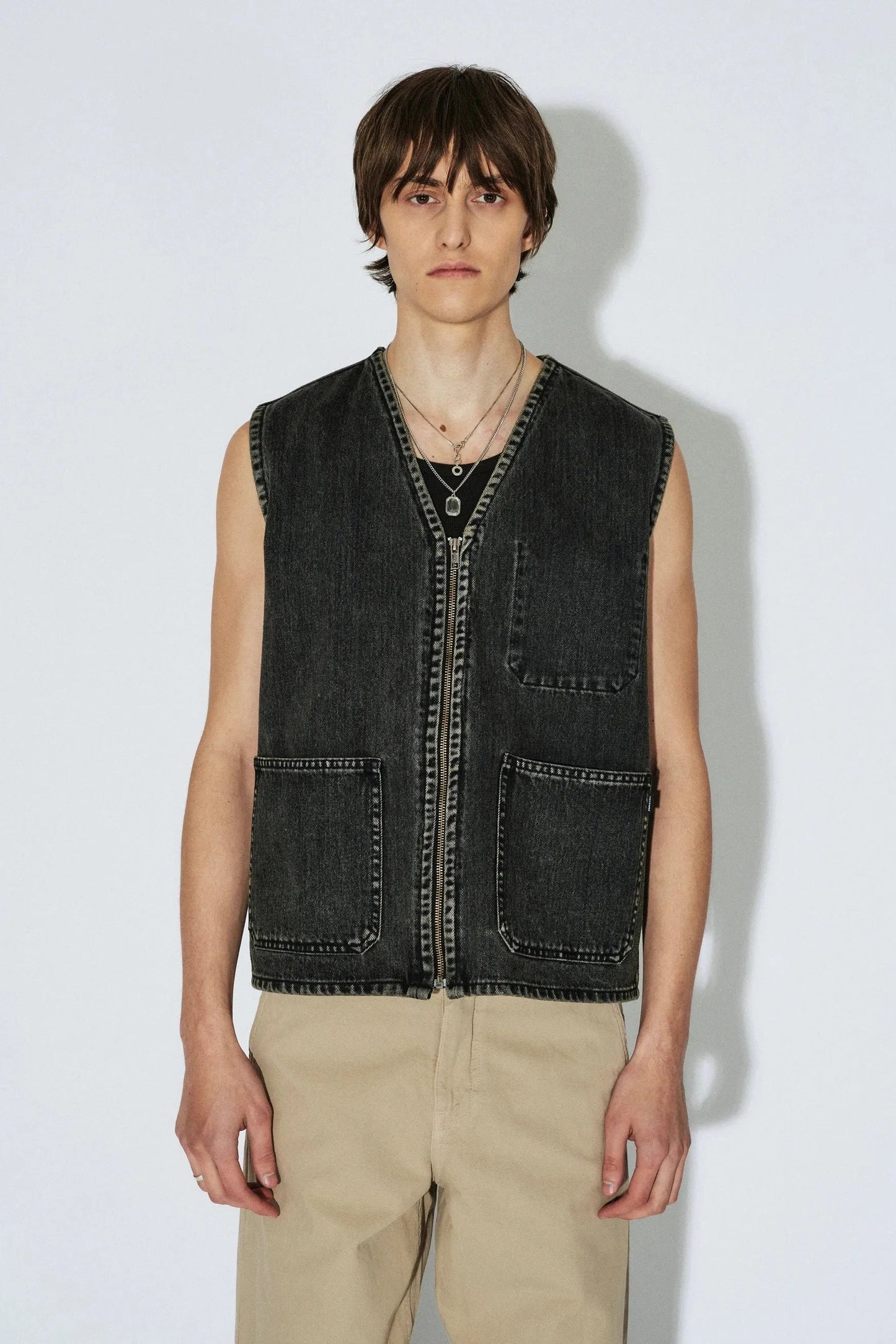 ENVER WORKER VEST (Aged Black)