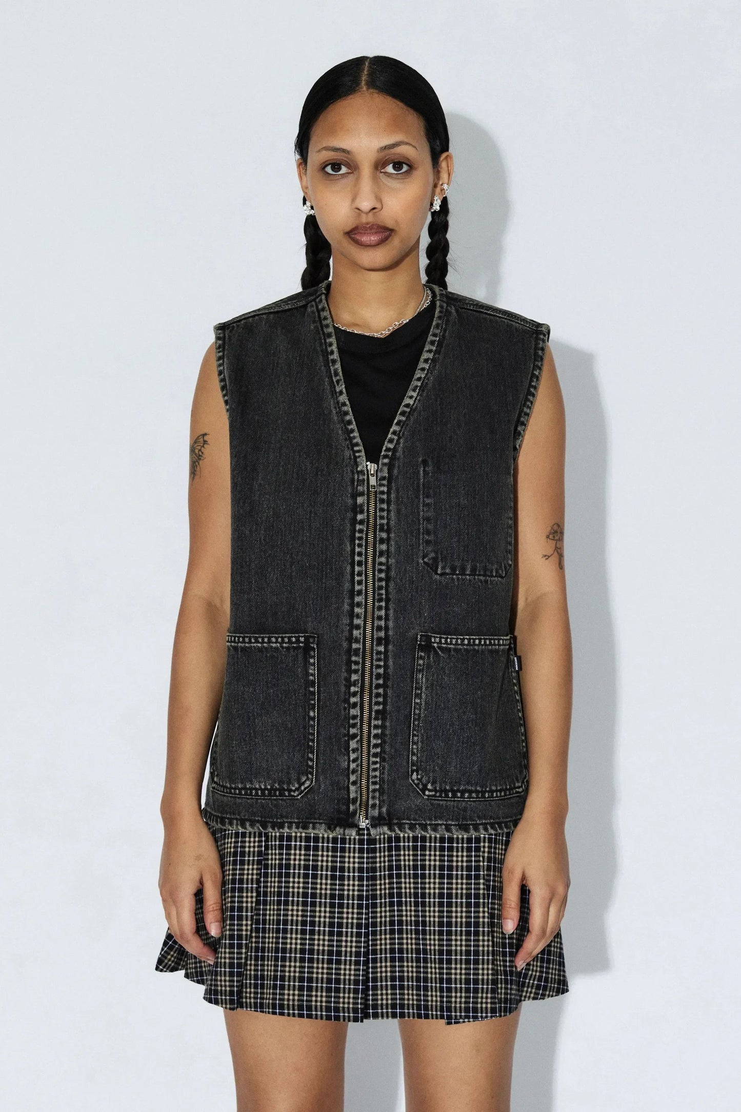 ENVER WORKER VEST (Aged Black)