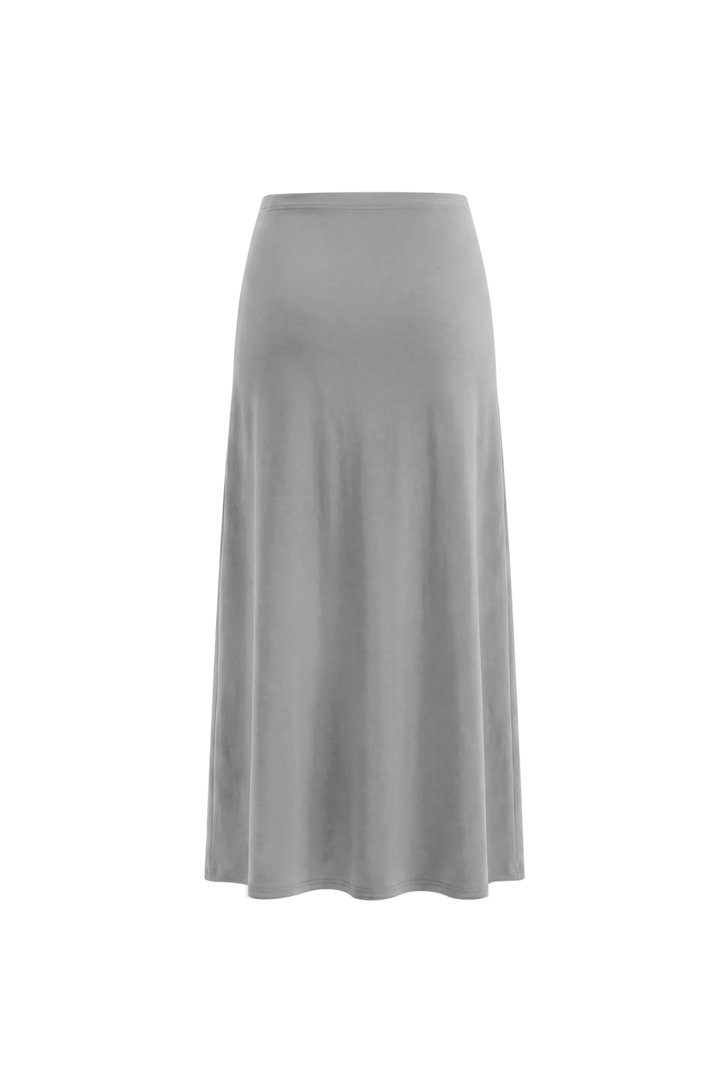 RIB MAXI SKIRT (Grey)