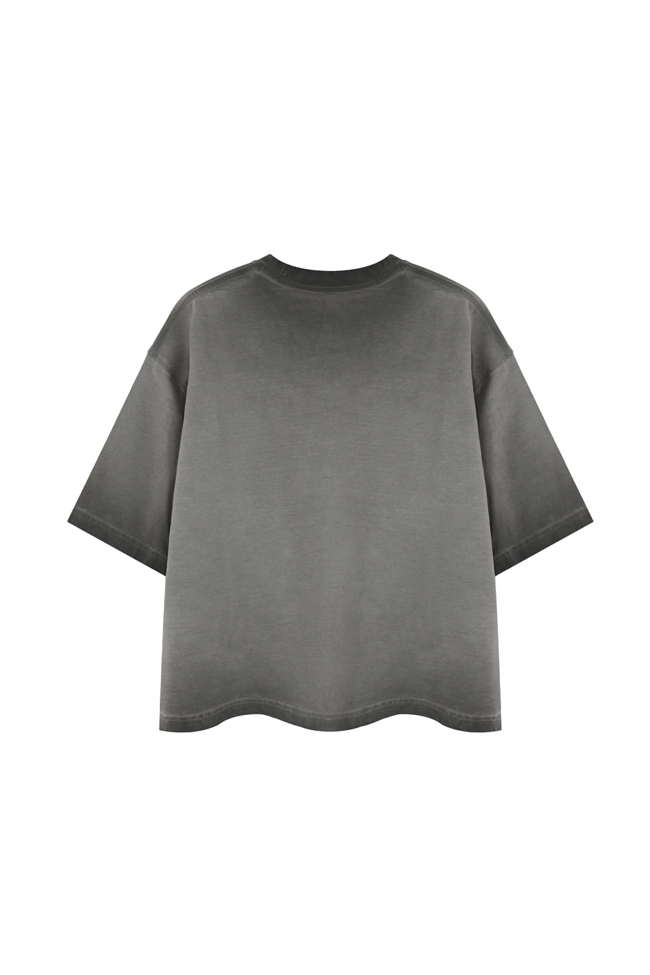 REVERSE DYED BOXY TEE (Fade Char)
