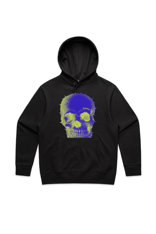 26 SKULL HOOD (Blu/Yel)