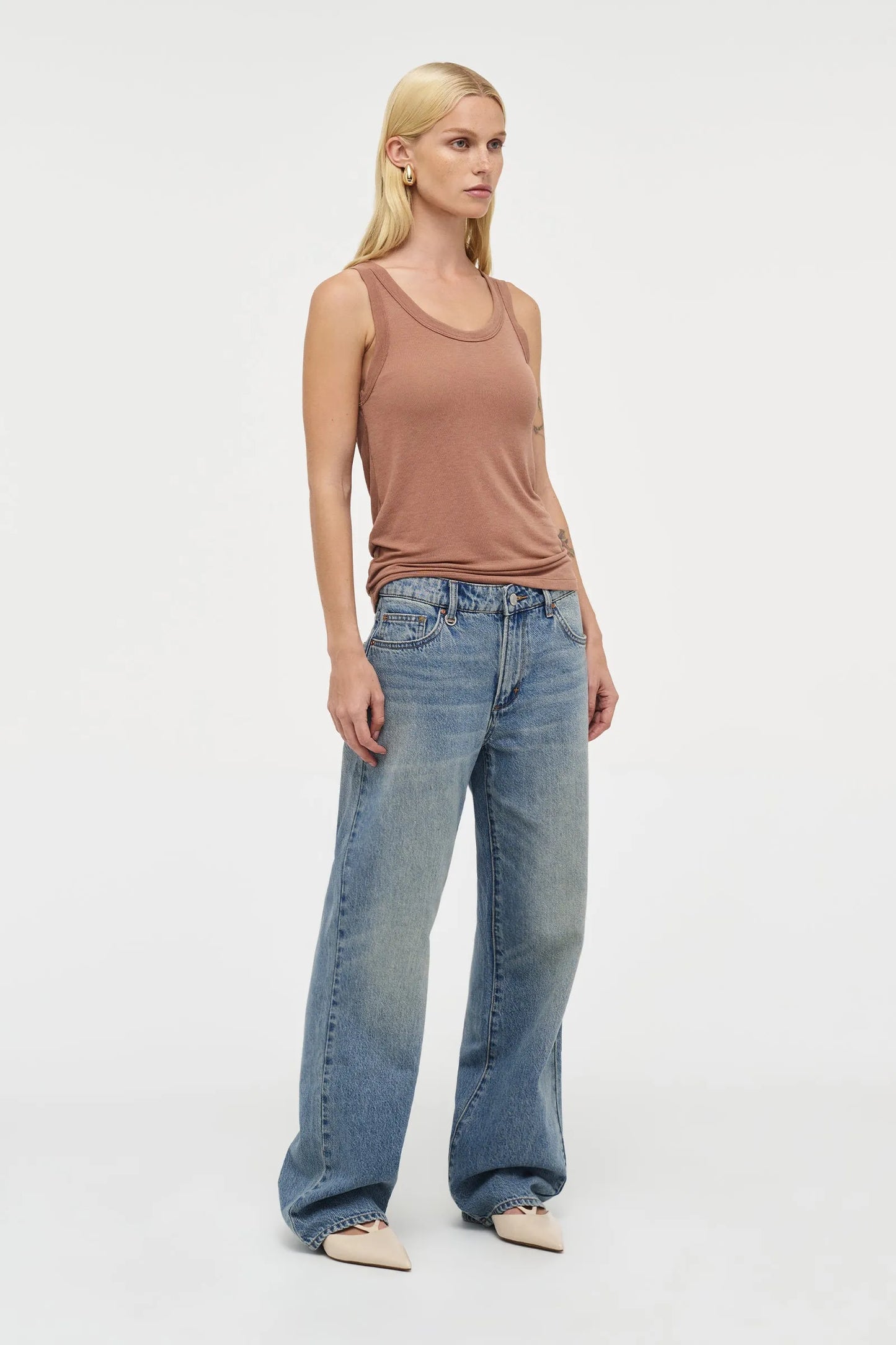 TISSUE SINGLET( mocca)