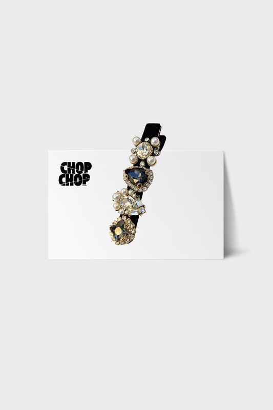 BLING HAIR CLIP (Black)