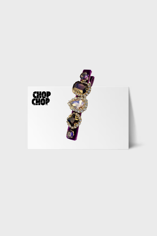 BLING HAIR CLIP (Purple)