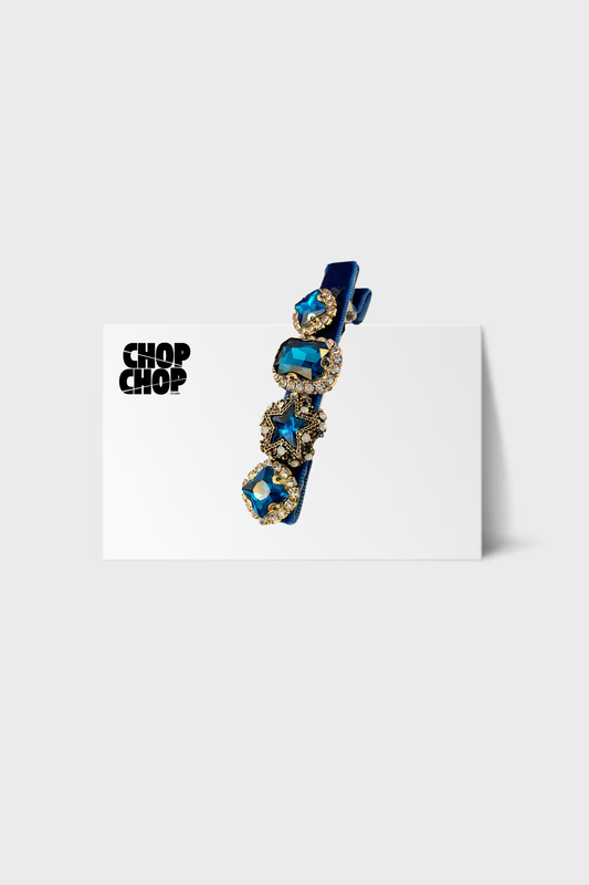 BLING HAIR CLIP (Navy)