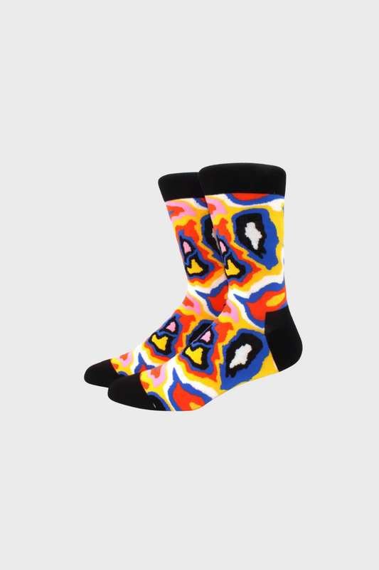 PATTERN SOCKS (Colour Swirls)