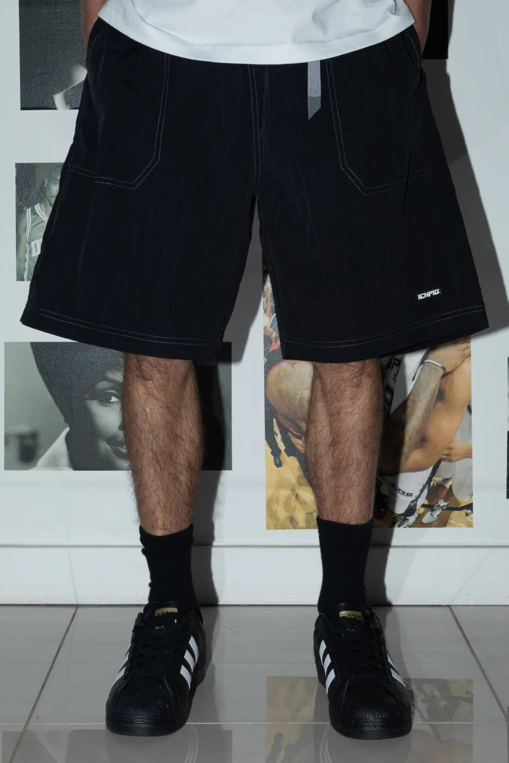 NYLON FIELD SHORTS (Black)