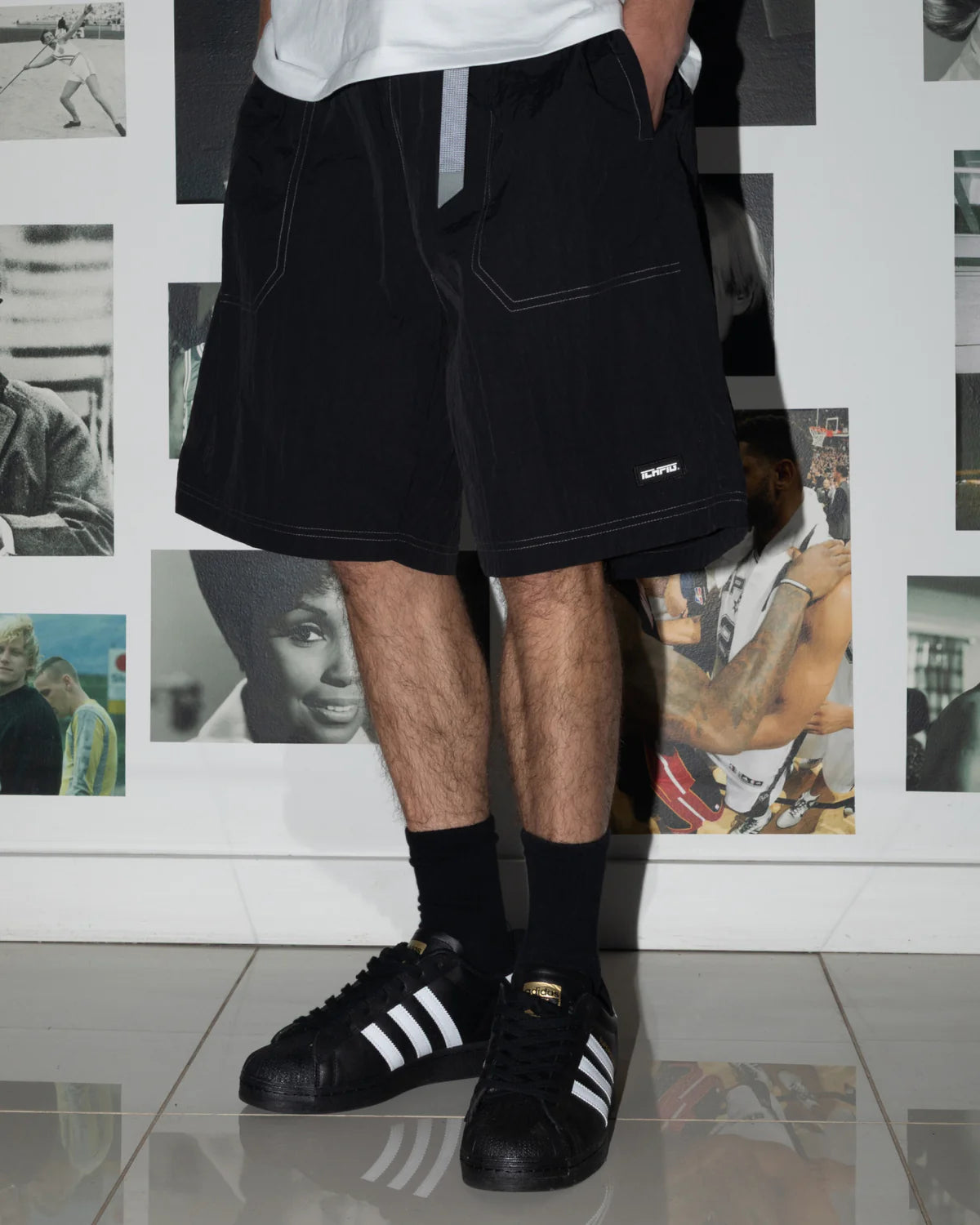 NYLON FIELD SHORTS (Black)