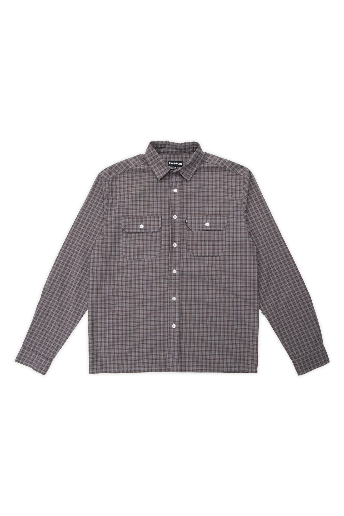 WORKERS LS CHECK SHIRT (Sangria)