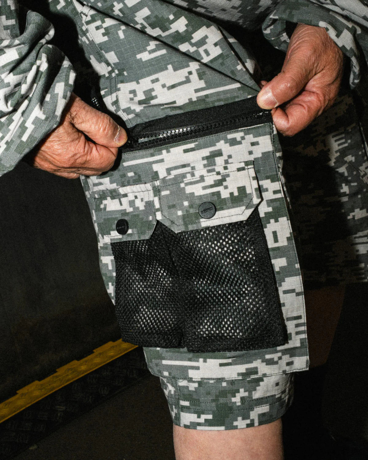 RIPSTOP TERRAIN CARGO SHORTS (Digi Camo)