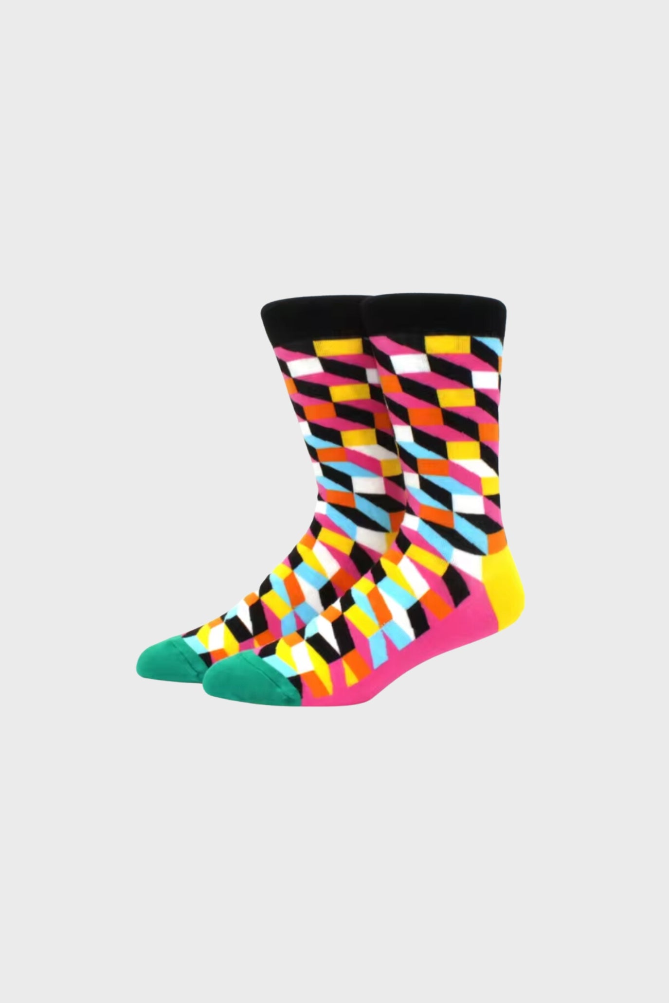 GEO SOCKS (Blk/Multi)