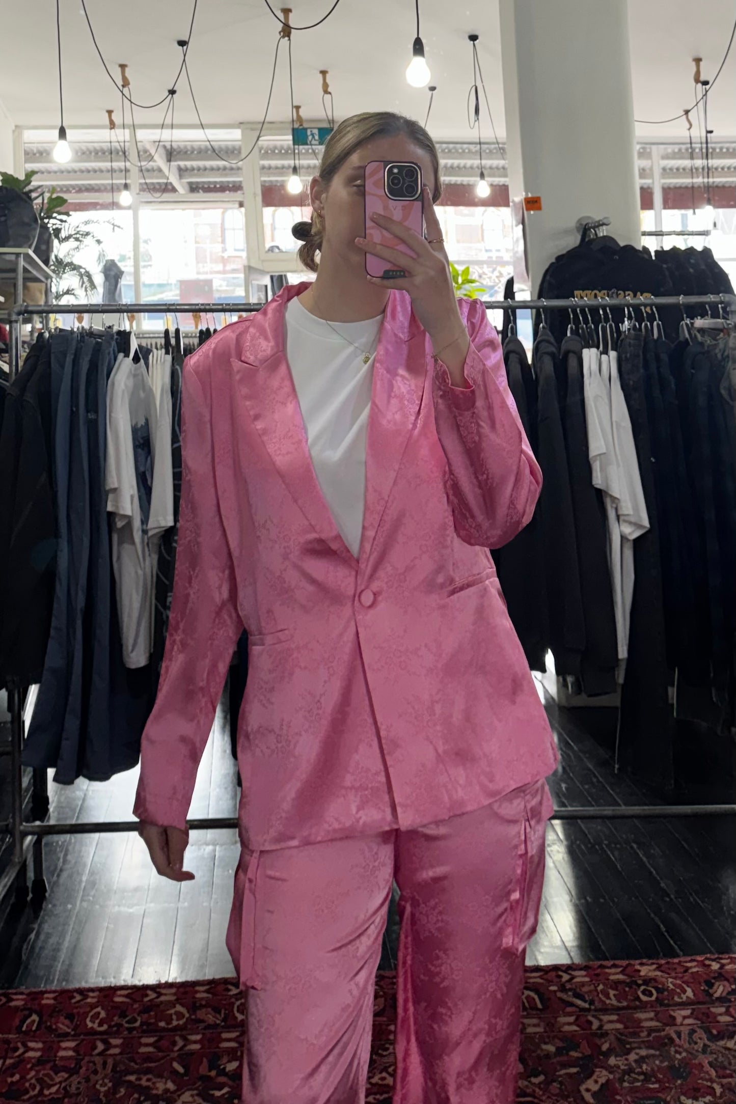 FREYA SUIT BLAZER (Pink)