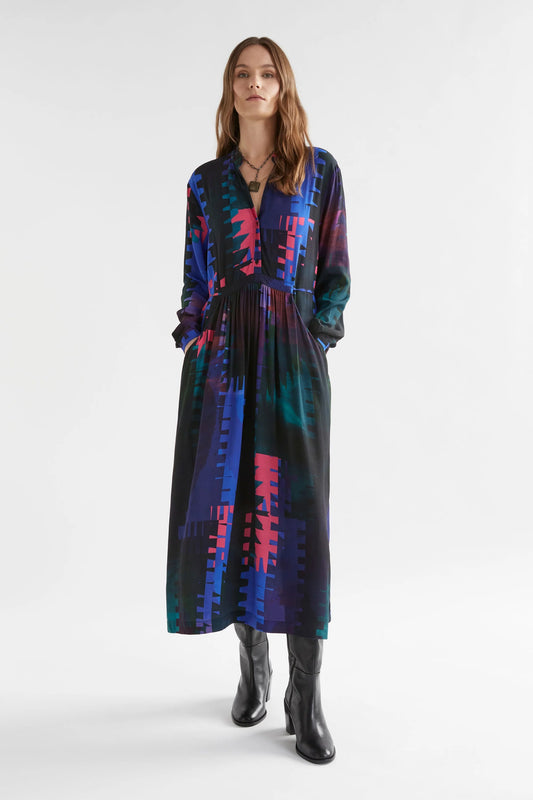 TERRASE DRESS (Loom Print)
