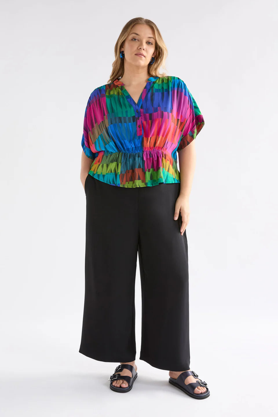 SEKA TOP (Lind Dark Print)