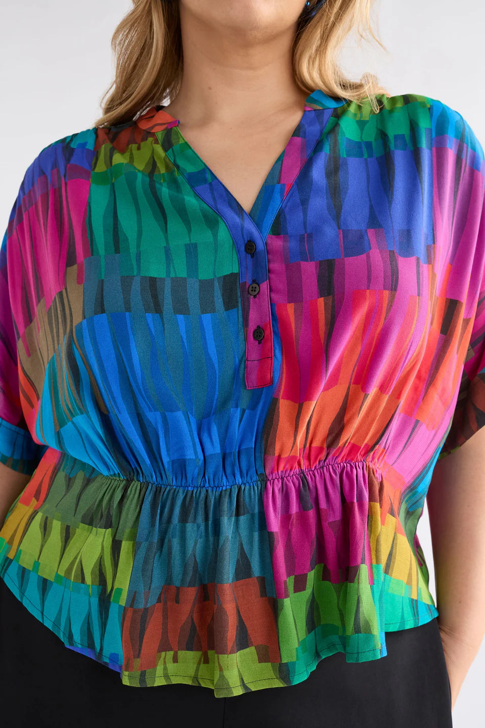 SEKA TOP (Lind Dark Print)