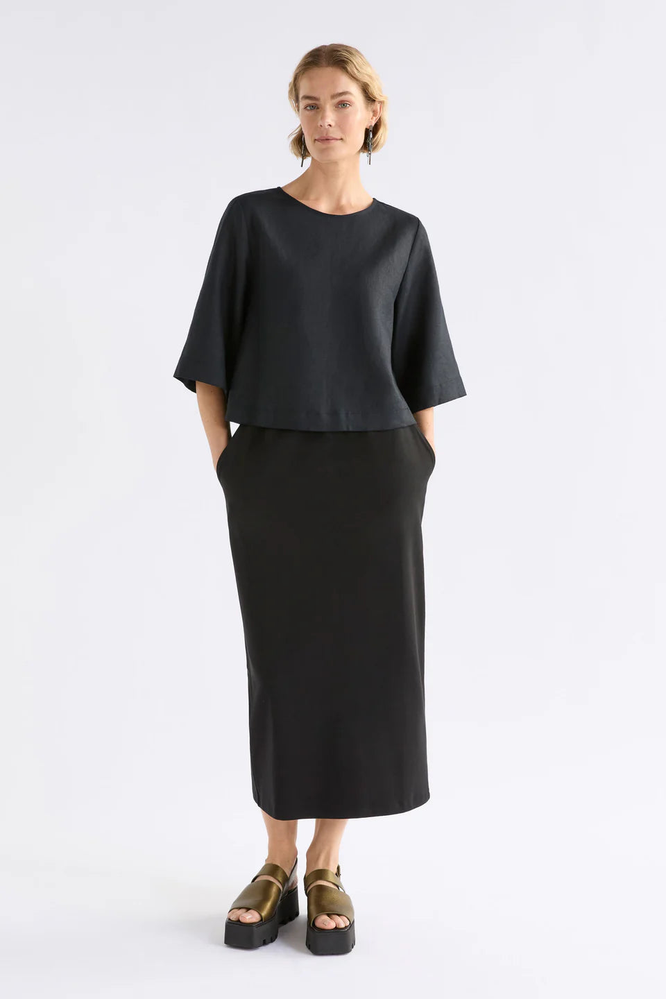 LLINEN TOP (Black)
