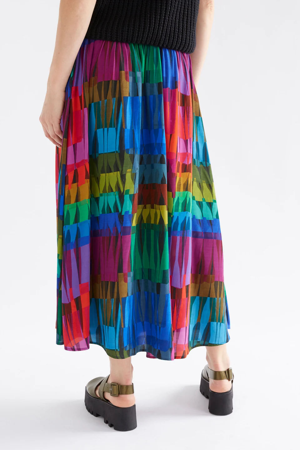REVA SKIRT (Lind Dark Print)